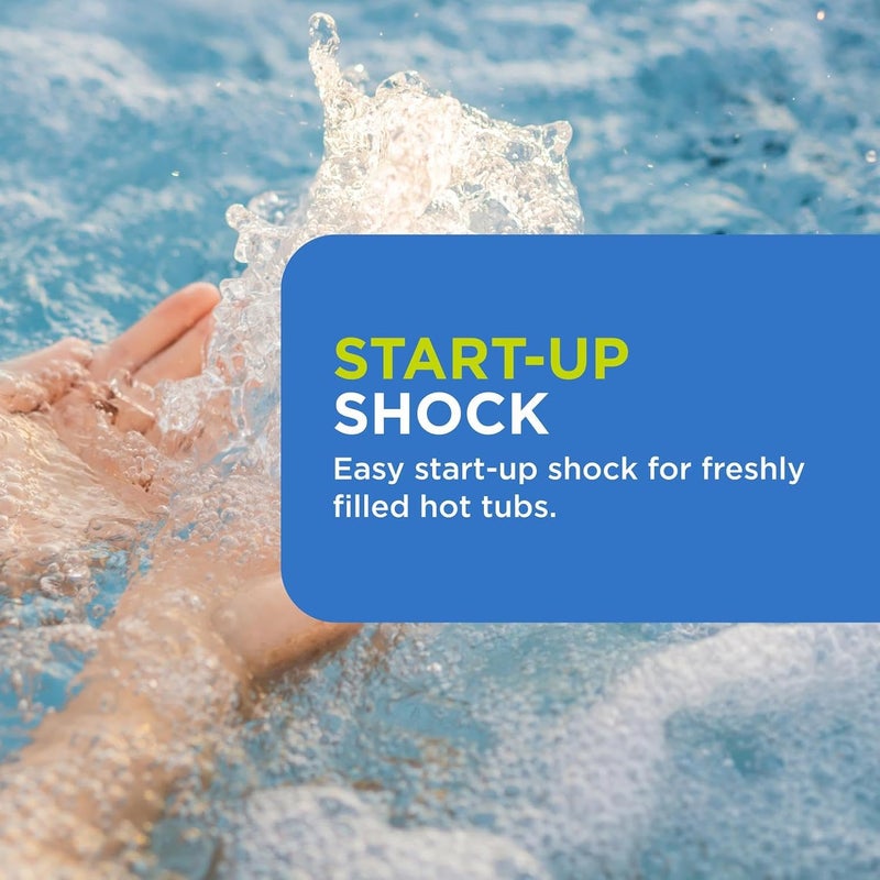 Frog Jump Start for Hot Tubs - Start-Up Chlorine Shock Removes Organic Contaminants & Establishes Chlorine Level - Hot Tub Set Up & Treatment - 6 Pack - Image 5